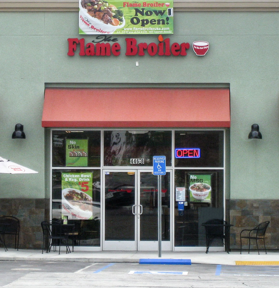 The Flame Broiler Monrovia Is Now Open