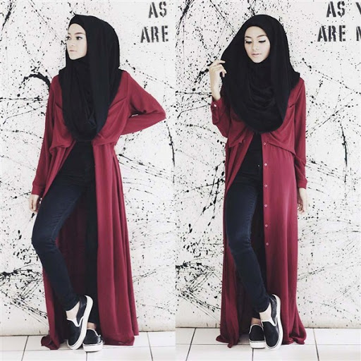 desain model cardigan muslimah terbaru 2017/2018 desain model cardigan muslimah terbaru 2017/2018