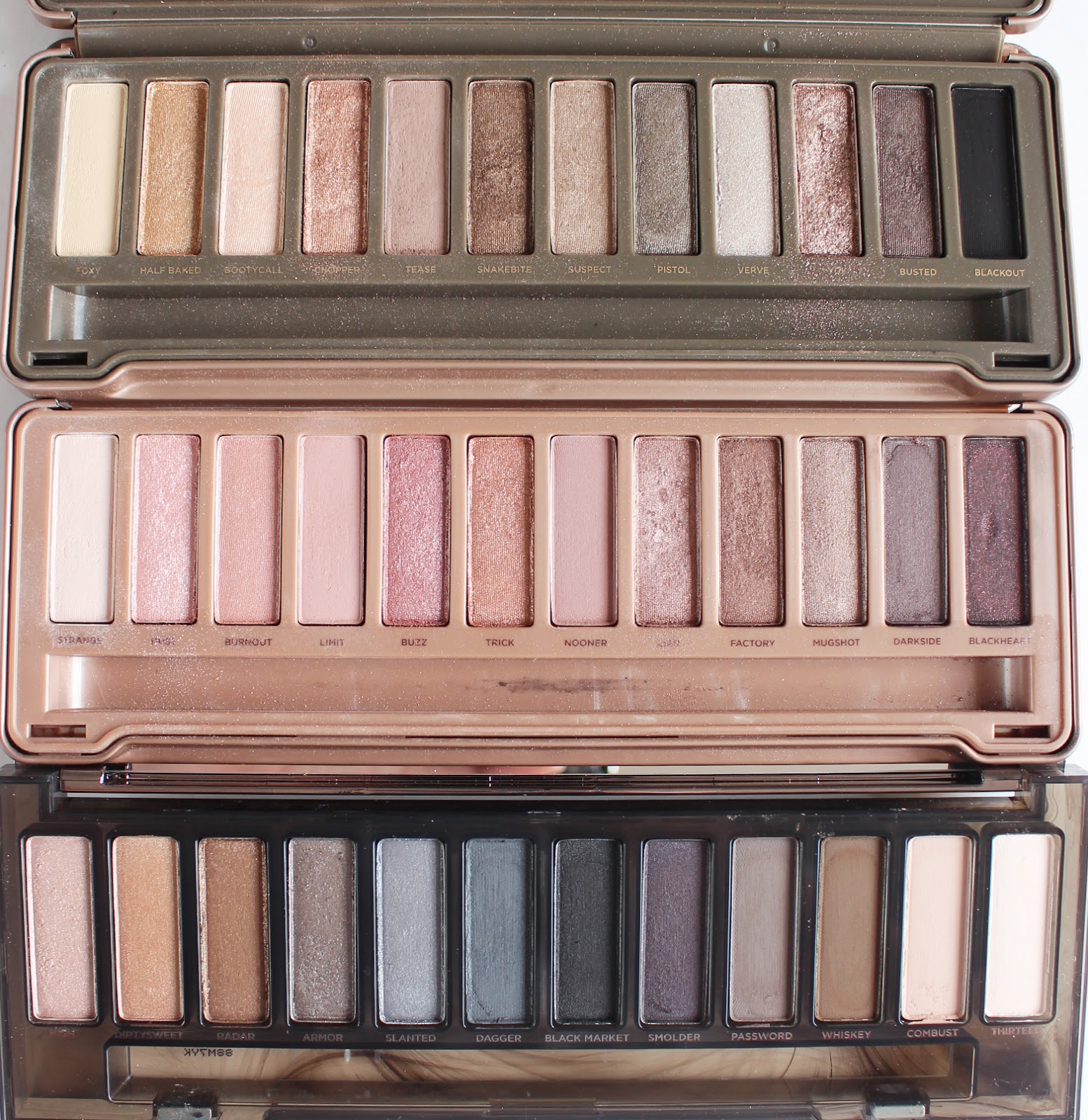 Urban Decay Naked Palette Vs Naked 2 Comparison and 