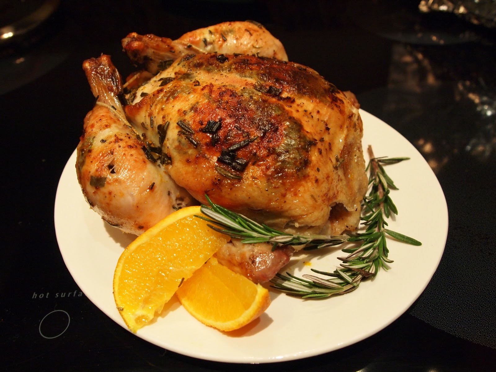 Stuff We Ate Orange & Rosemary Roast Chicken