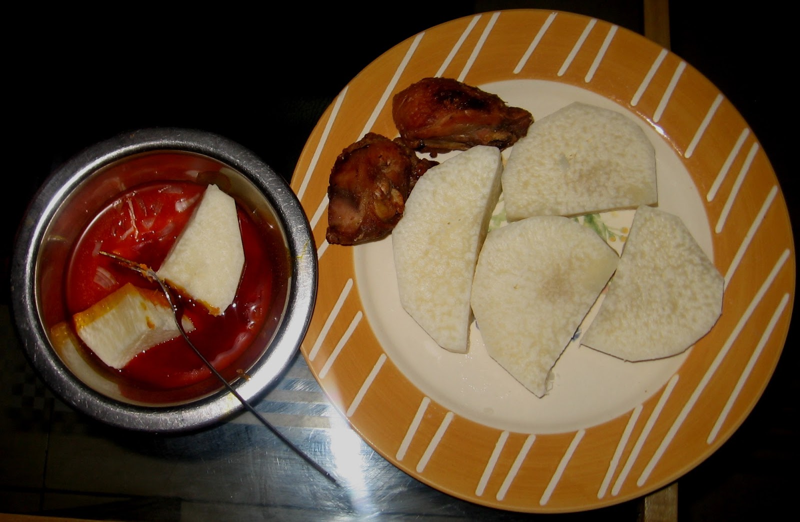 How To Enjoy Boiled Yam With Palm Oil And Raw Onion Wives Connection