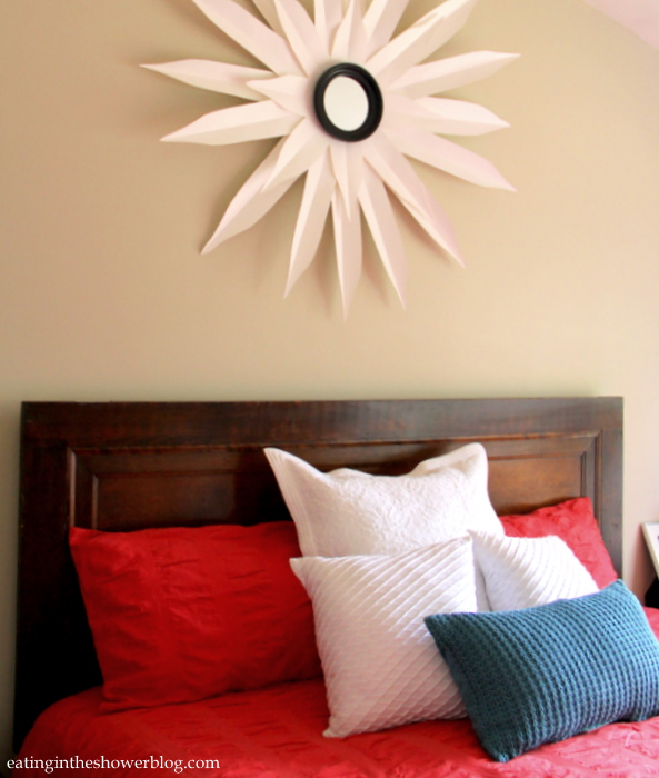 Eating in the Shower Adoorable ReStore DIY Headboard From an Old Door