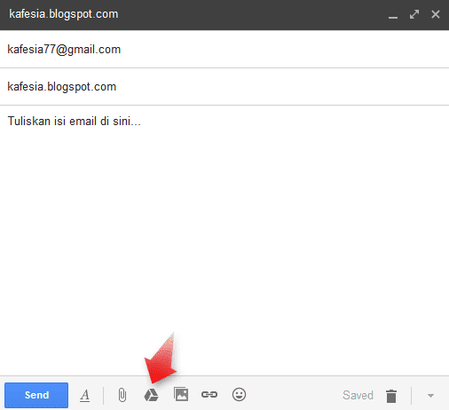 cara kirim file lewat google drive