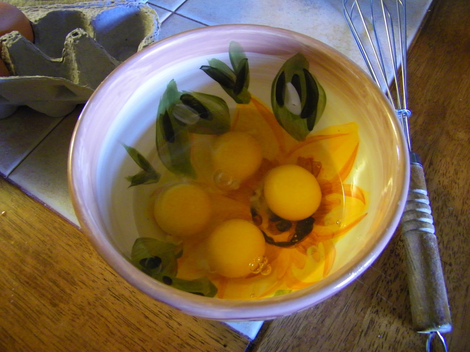 a Paisley Sunflower Zucchini and Yellow squash Breakfast cakes...AKA