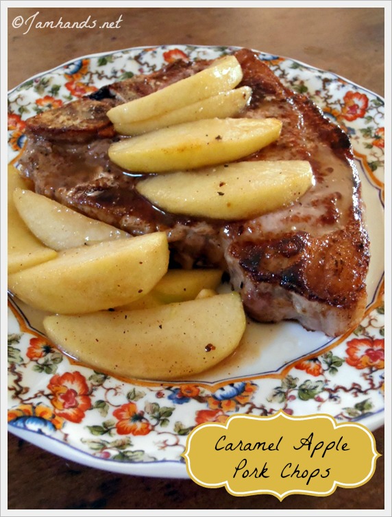 Jam Hands Caramel Apple Pork Chops