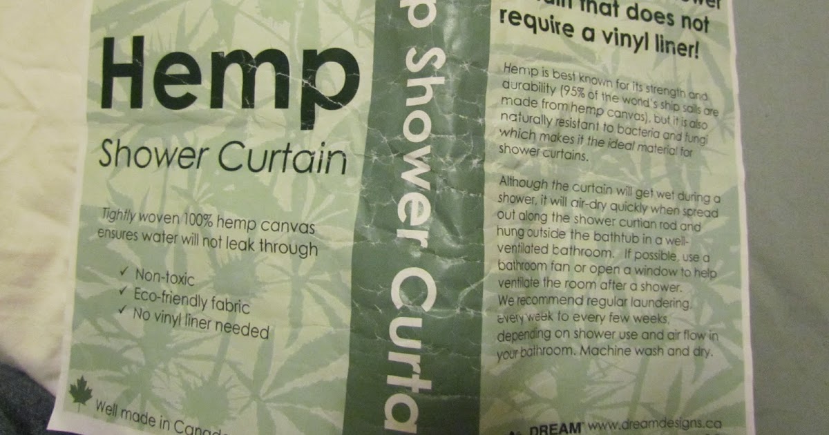 Eco Yogini Hemp Shower Curtain Fighting the Mold and Plastic Monsters