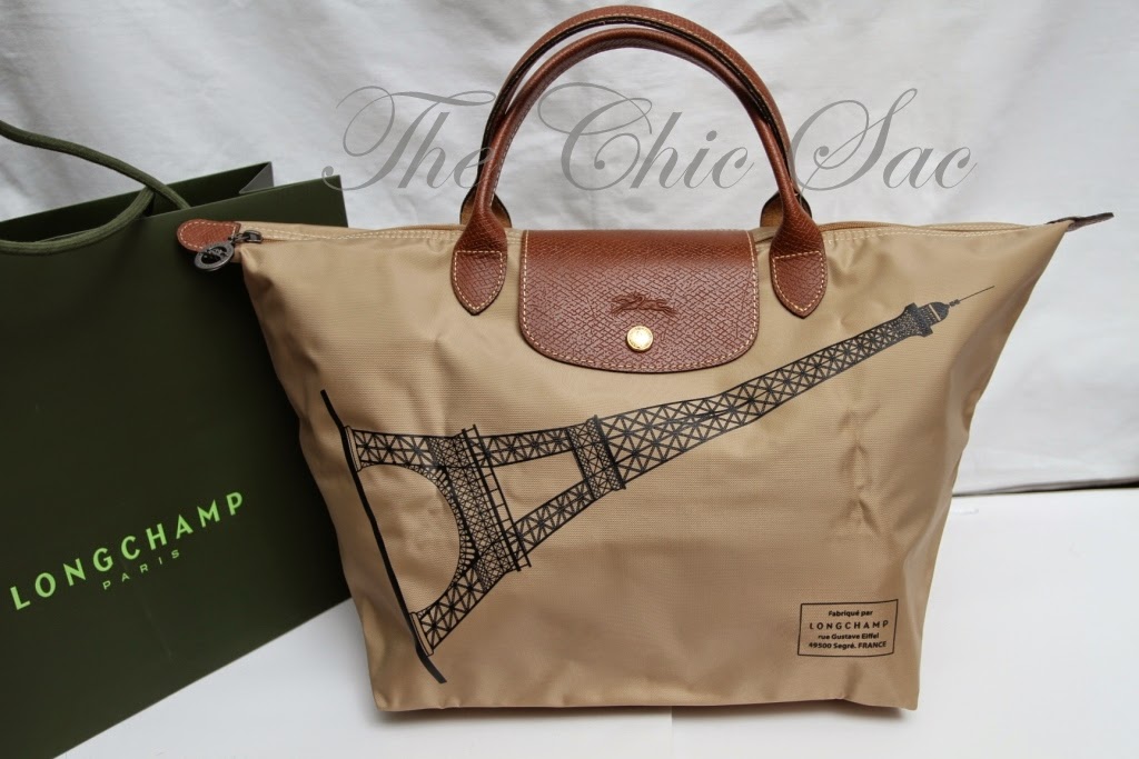 The Chic Sac Limited Edition Longchamp Eiffel Tower Le Pliage