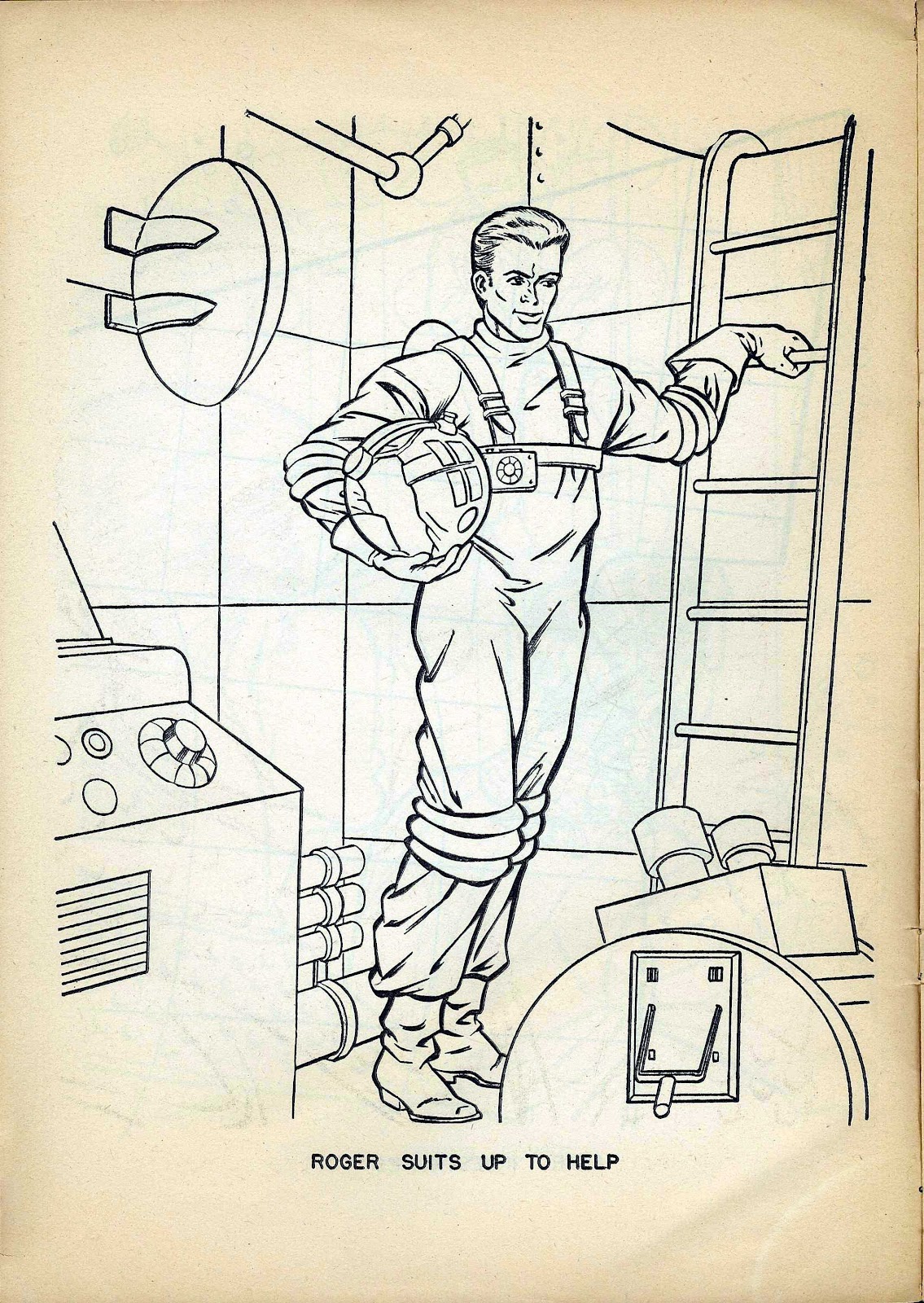 Saved From The Paper Drive Space Cadet Coloring Book