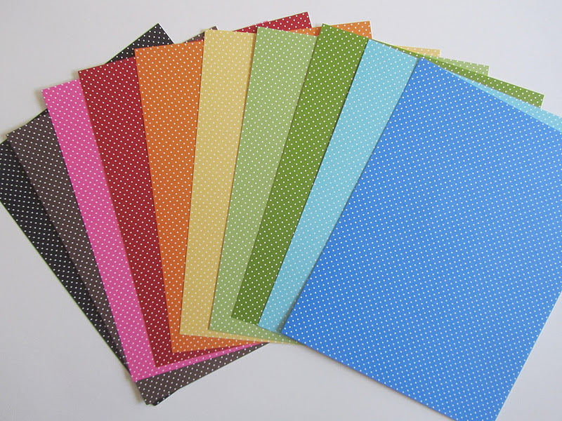 Let's Make A Card! Petite Polka Dot Cardstock...