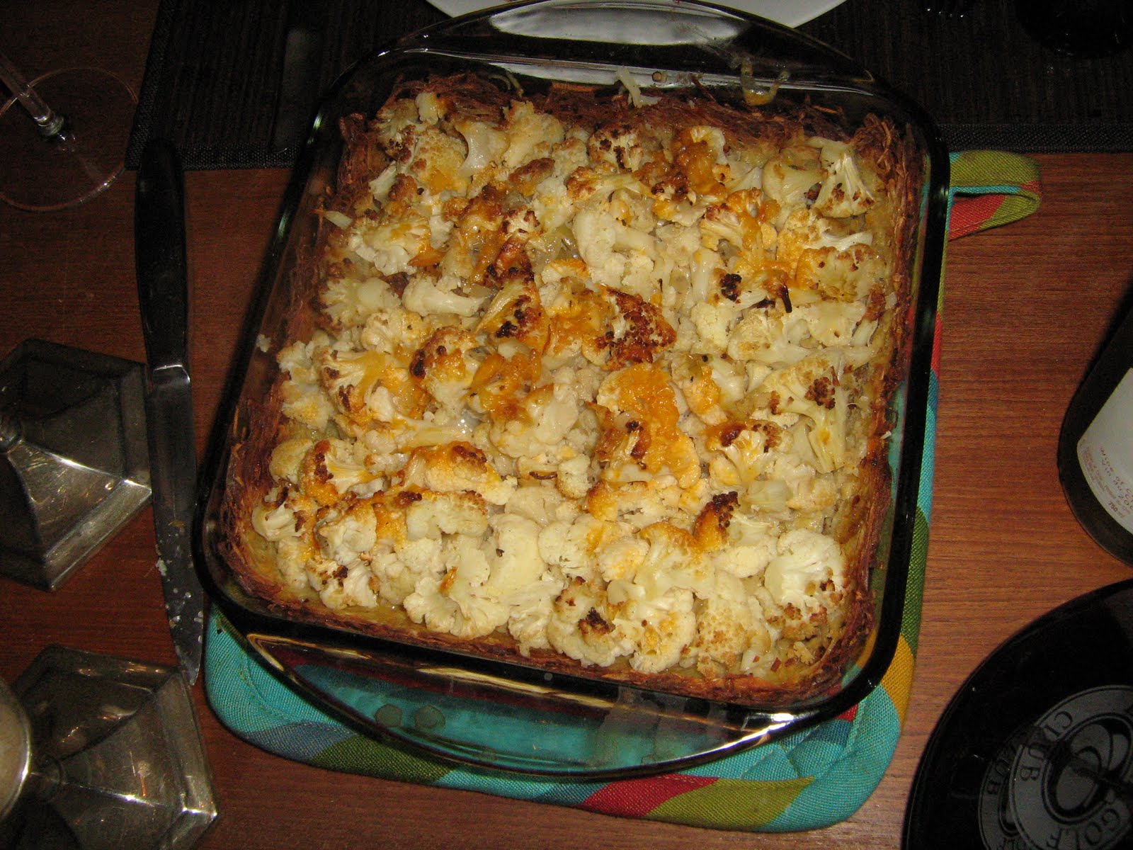 The Cooked Moose CauliflowerCheese Pie with Grated Potato Crust
