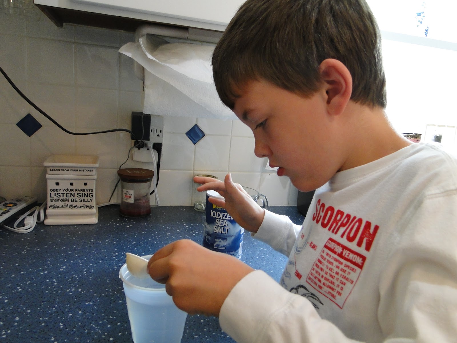 Nathan's Radical Water Cycle Experiments Salt Water and Evaporation