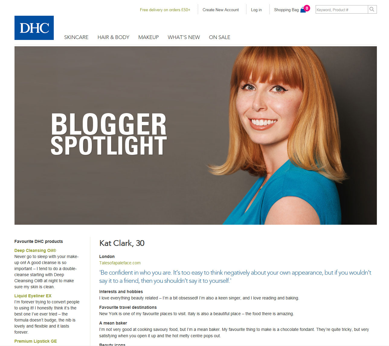 DHC blogger feature Kat Clark