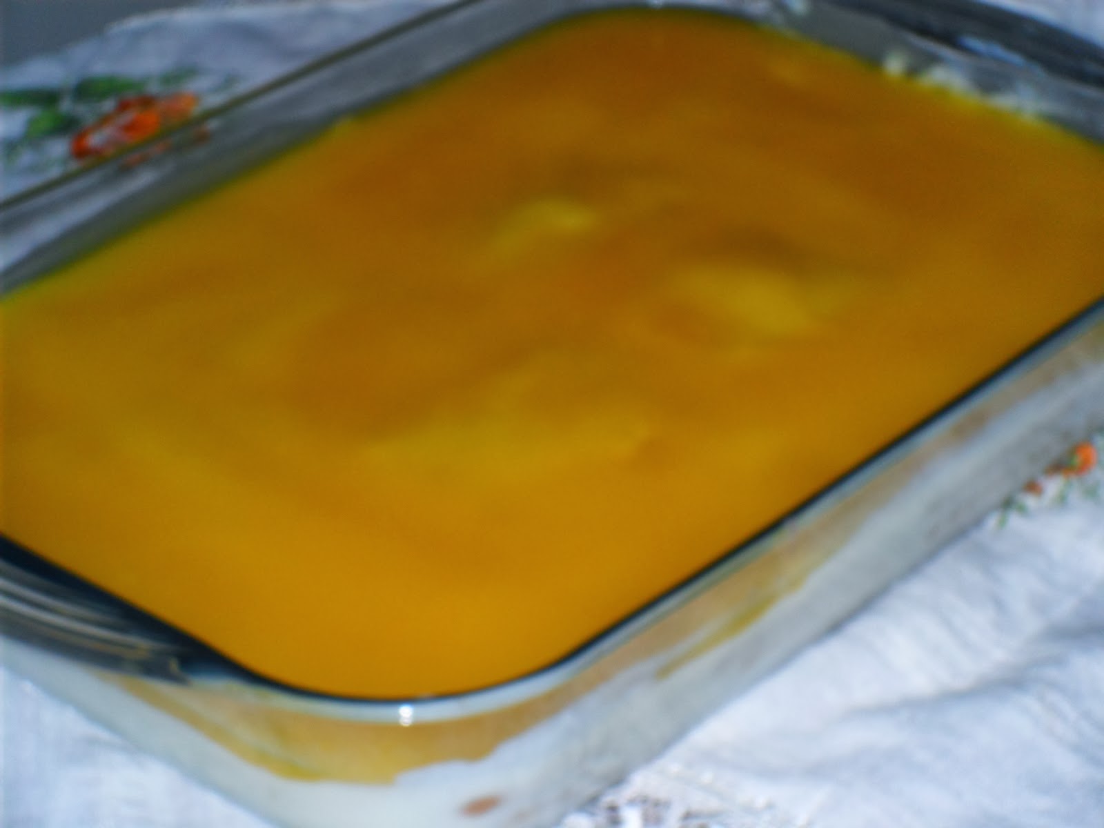 portakal jöleli bisküvili pasta