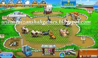 Animals Eating Grass Farm Frenzy pizza party serial