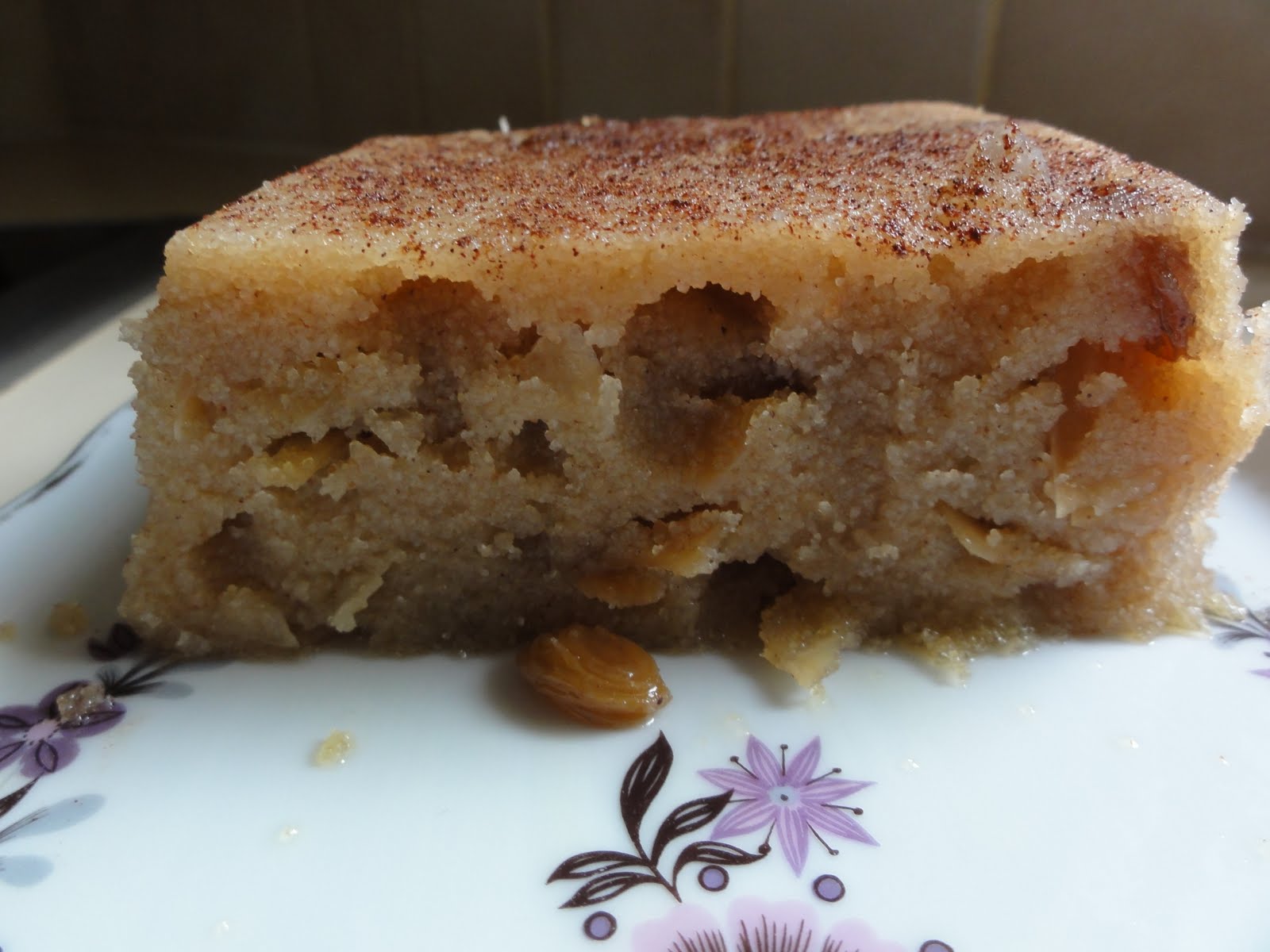 La cuisine de Kittie Halva ou gâteau de semoule grec