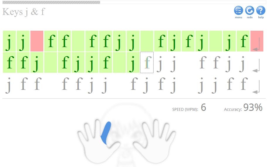 Living Online Practice Typing Skill With