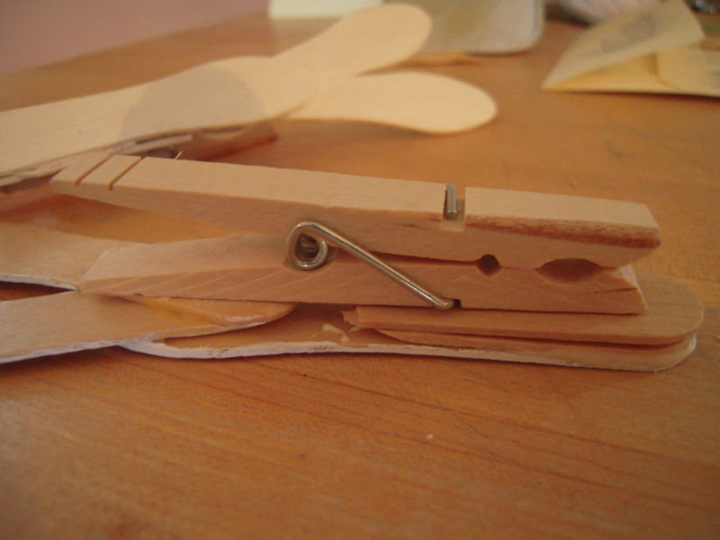 Marvelously Messy Clothespin Bunny