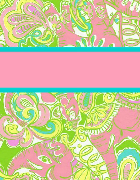 Eva Darling Preppy Takes Lilly Pulitzer To School Lilly Pulitzer Binder Covers Lilly Pulitzer Binder Cover Templates