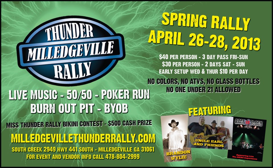 Ghost Riders Leather Thunder Milledgeville Rally