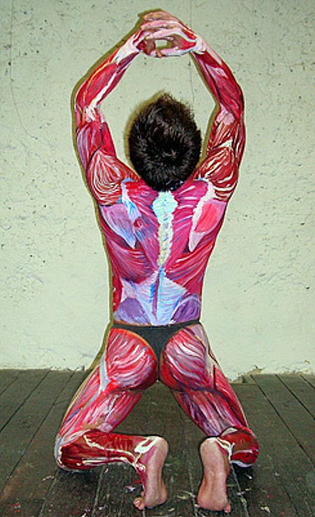 Keep Calm and Love Science: Human Anatomy Body Painting