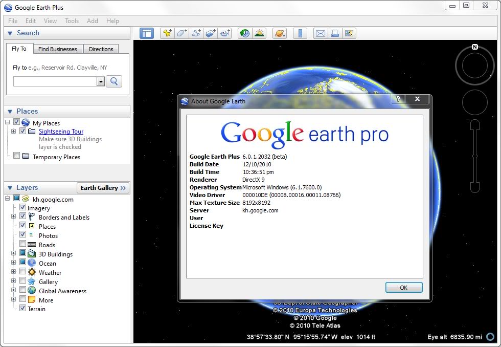 Google Earth Plus 6.0.1.2032 Beta Google Earth Plus 6.0.1.2032 Beta with Crack Download
