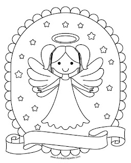 free print and color angel- available with 5 hair styles and in transparent png and jpg formats 