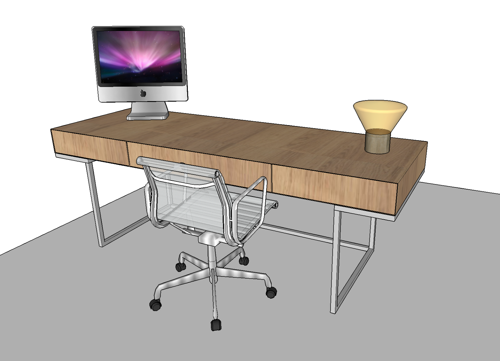 fukusu Furniture Design Modern Minimalist Wooden + Steel Dining