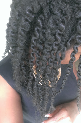 twist out on natural hair