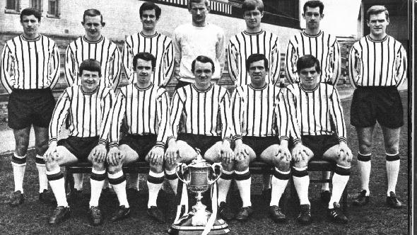Old Scottish Football Dunfermline v Hearts 1968 Scottish Cup Final Hampden
