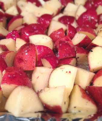 Healthy roasted red potato recipe