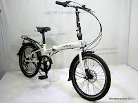 C 20 Inch Gorin Handy Folding 6 Speed Shimano and Disc Brake Folding Bike