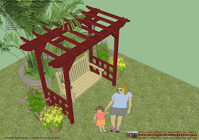 Arbor Swing Plans - Swing Woodworking Plans - Outdoor Furniture Plans