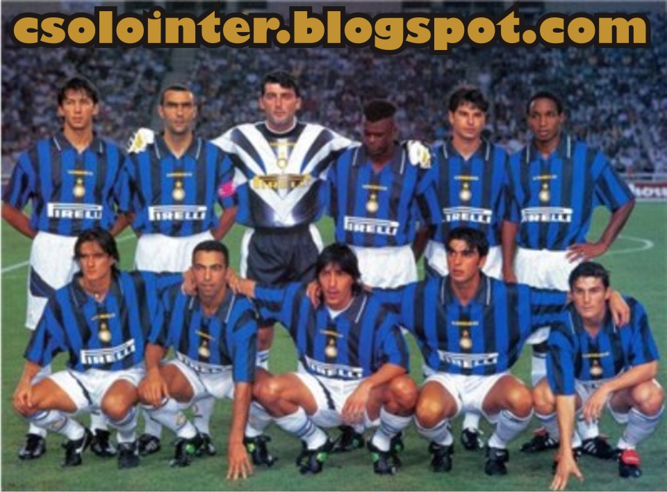 skuad internazionale milano skuad internazionale tahun 1996 1997