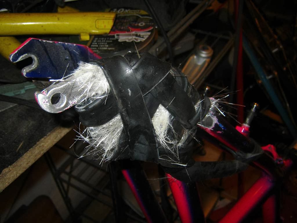 The DIY Bicycle Blog Broken Aluminum Frame repair with fiberglass and