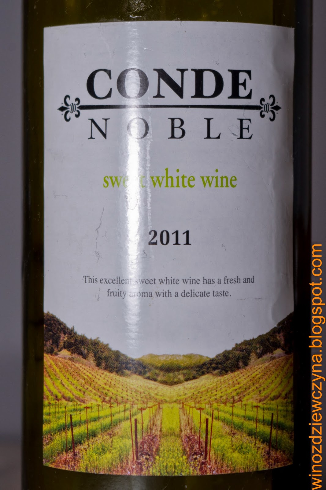 Conde Noble hiszpańskie wino słodkie