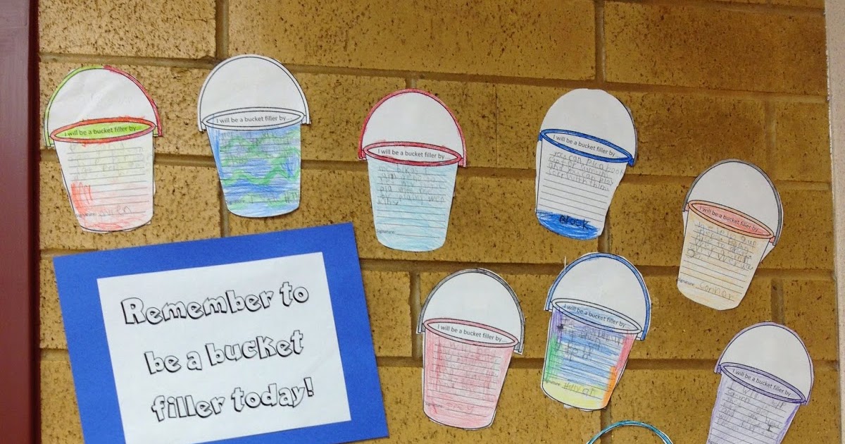 A Love for Teaching Bucket Filling Display