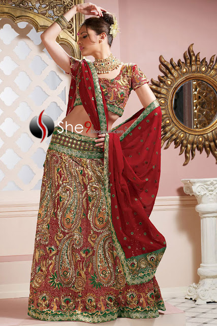 ملابس هندية انيقة Indian+bridal+wear+2011+collection_3