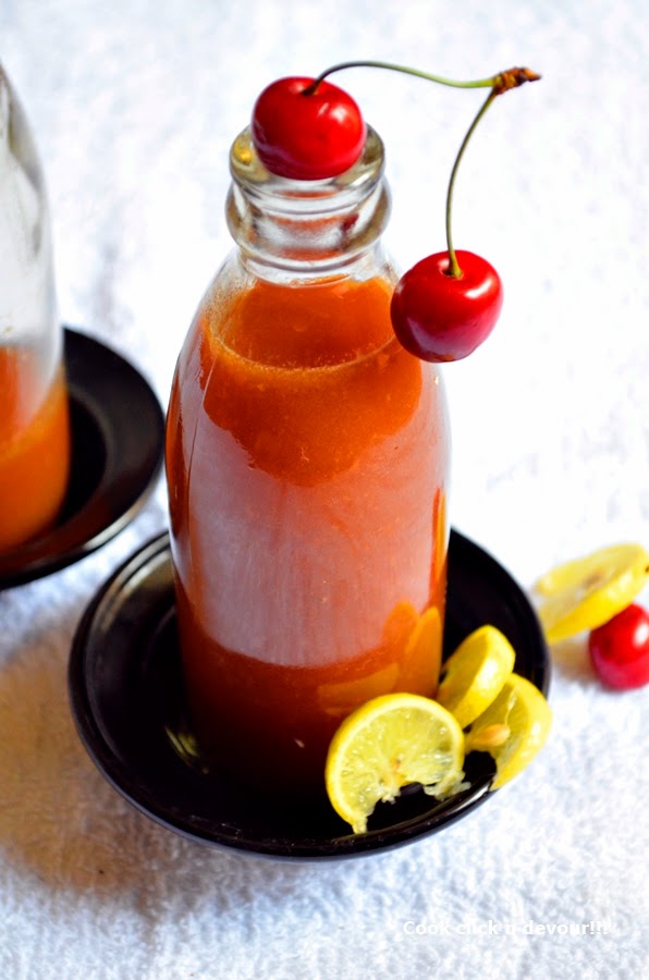 cherry lemonade recipe | how to make cherry lemonade