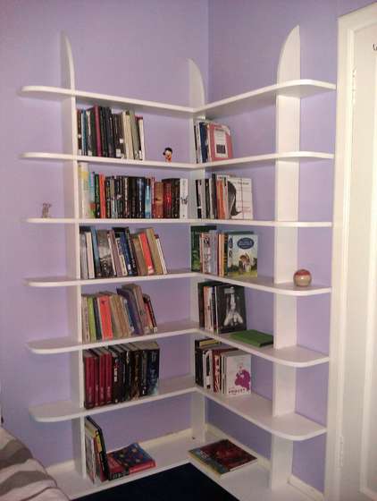 corner bookcase design ideas