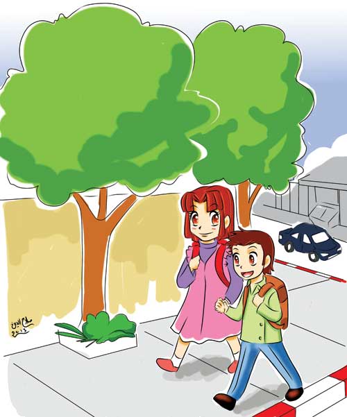 من الحضانة حتى الجامعة قصص الأطفال الطريق إلى المدرسة