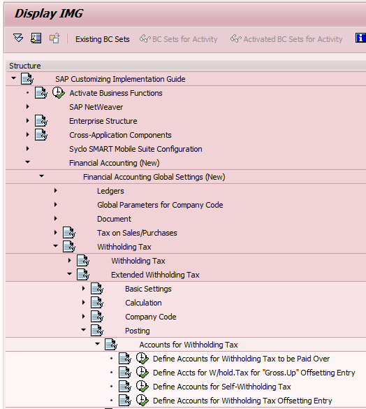 All About SAP Define Account for Withholding Tax Configuration in SAP