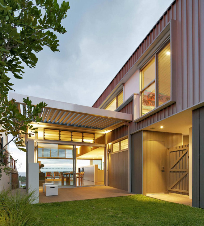 Casas Minimalistas y Modernas: REVESTIMIENTOS METALICOS EN SYDNEY