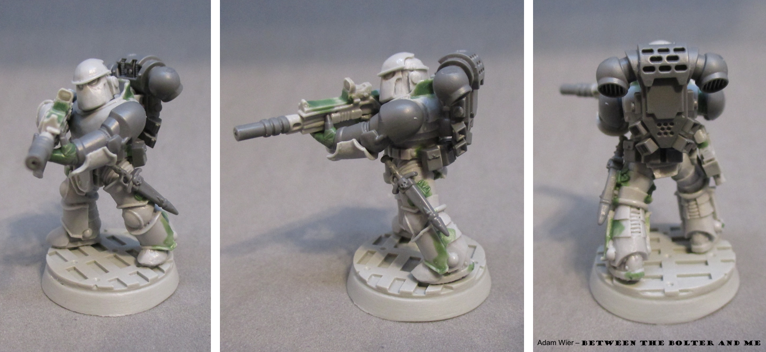 bits 40K C Forgeworld Cadian fusil torse