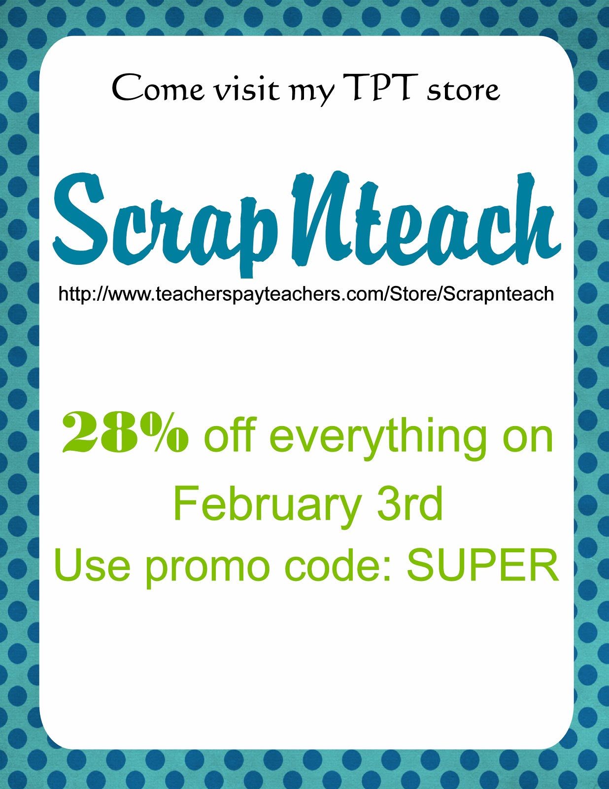Scrap N Teach February 2013