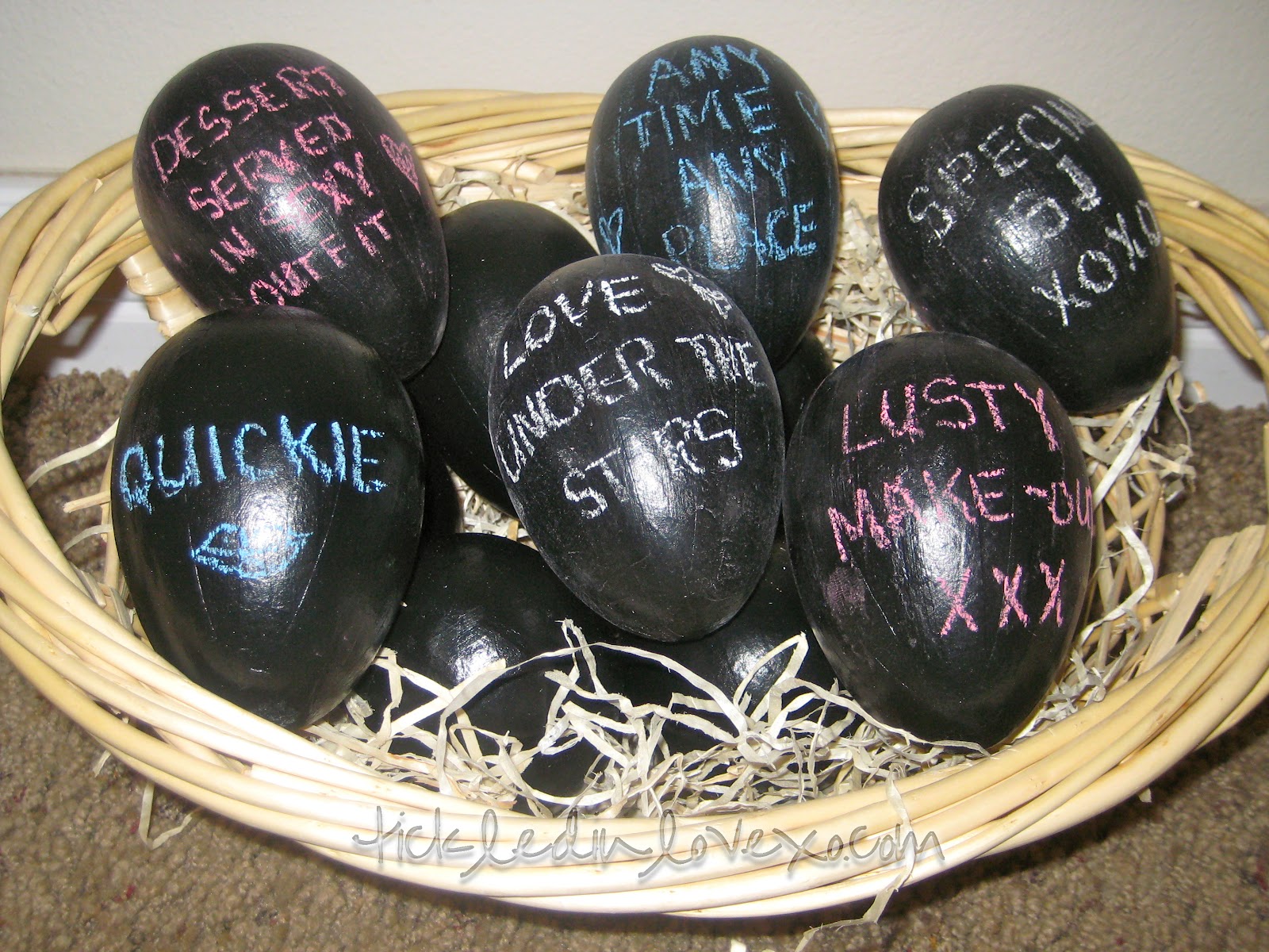 Tickled in Love 06. Chalkboard Easter Eggs