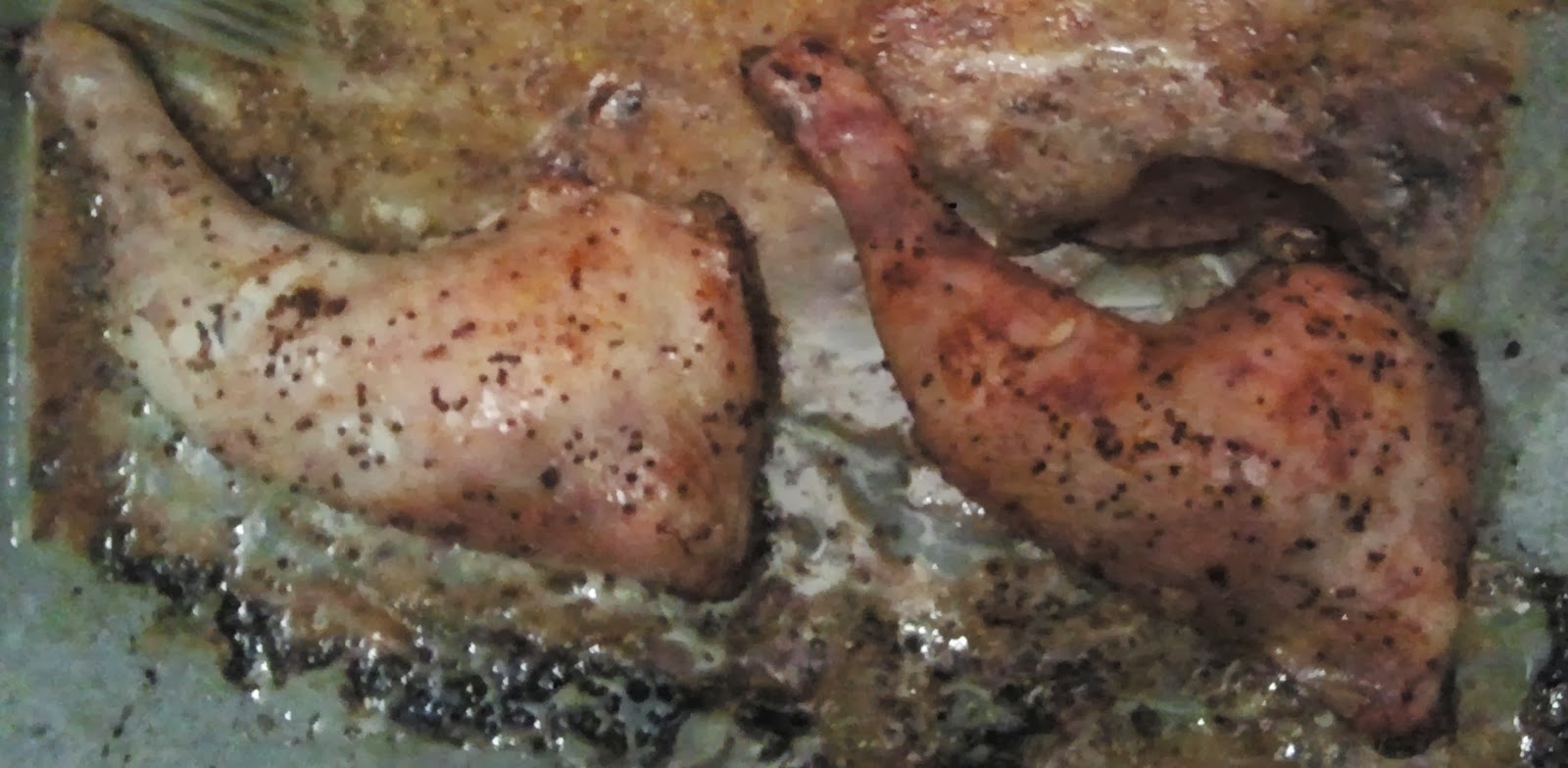 Muslos De Pollo Al Horno Con Salsa De Mostaza
