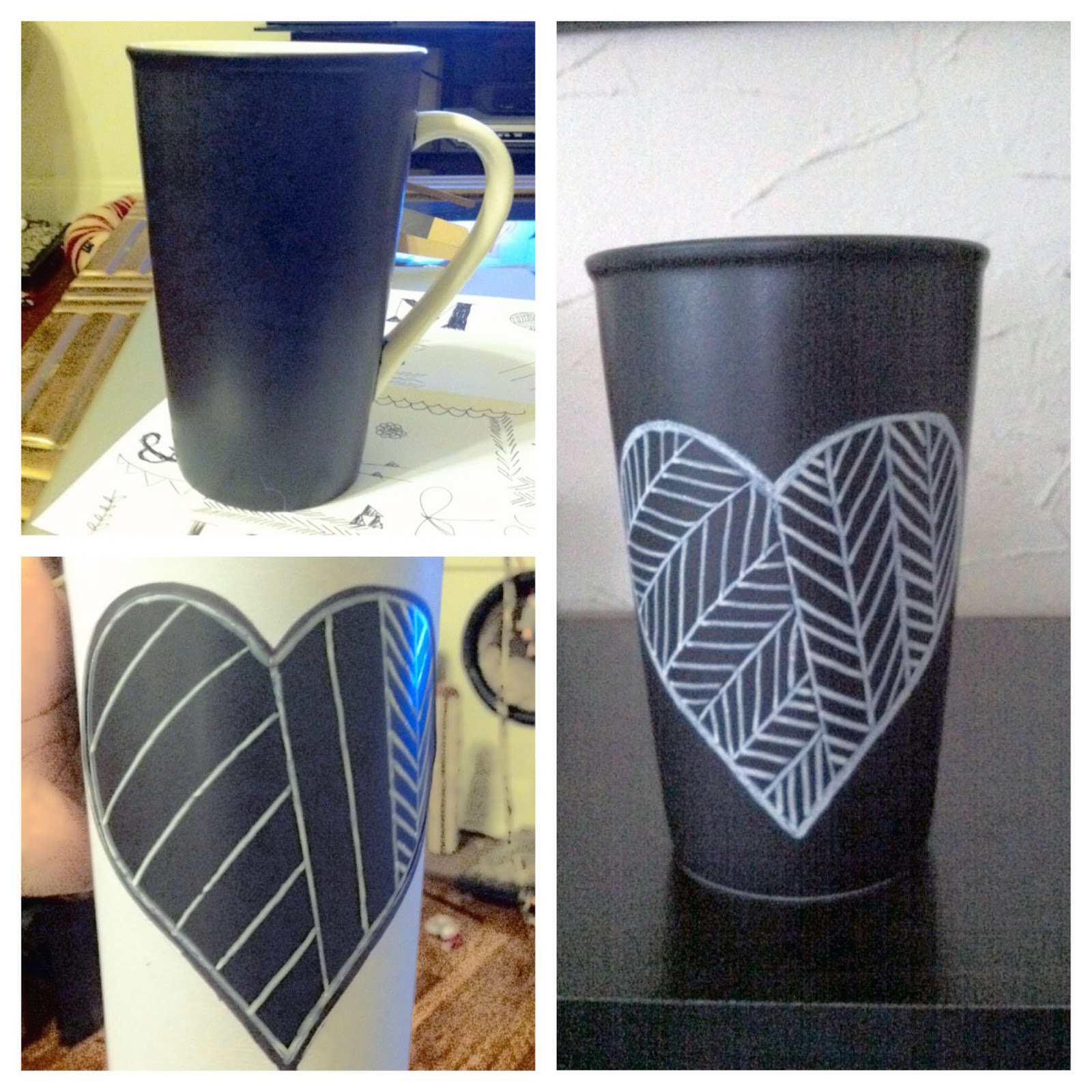 Sweet Petite DIY {chalkboard coffee mug}