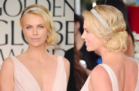 Charlize Theron 2012 Updo