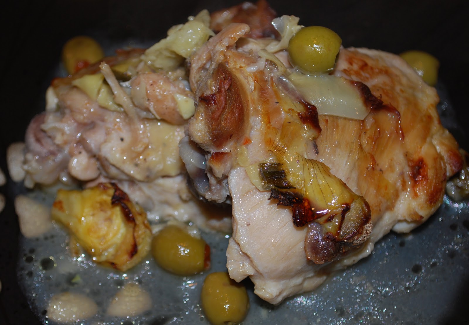 Carrie's Experimental Kitchen Martini Chicken Thighs