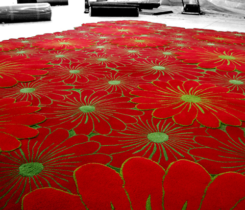 Alfombras de flores | Dale color a tu casa con Piodao